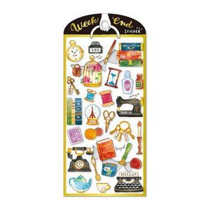 Mind Wave Sticker Sheet - Antique Goods | papermindstationery.com