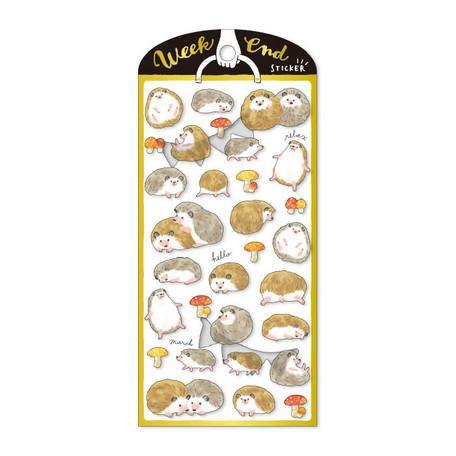 Mind Wave Sticker Sheet - Hedgehog | papermindstationery.com | Animal, Mind Wave, Sticker Sheet