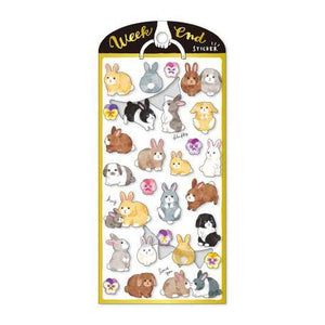 Rabbit - Mind Wave Sticker Sheet | papermindstationery.com
