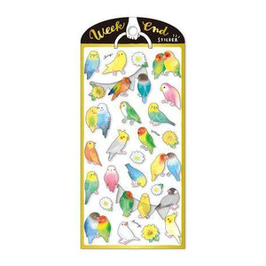 Mind Wave Sticker Sheet - Bird | papermindstationery.com | Animal, Bird, Mind Wave, Sticker Sheet