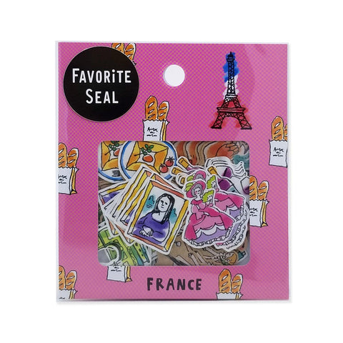Mind Wave Flake Stickers - Favorite Bonjour France | papermindstationery.com | Flake Stickers, Mind Wave, Travel