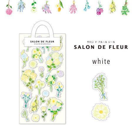 Mind Wave Sticker Sheet - Salon de Fleur White Flower | papermindstationery.com | Flower, Mind Wave, sale, Sticker Sheet