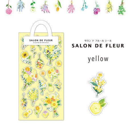 Salon de Fleur Flower Yellow - Mind Wave Sticker Sheet | papermindstationery.com