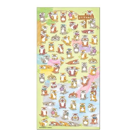 Mind Wave Sticker Sheet - Otter | papermindstationery.com | Animal, Mind Wave, Otter, Sticker Sheet