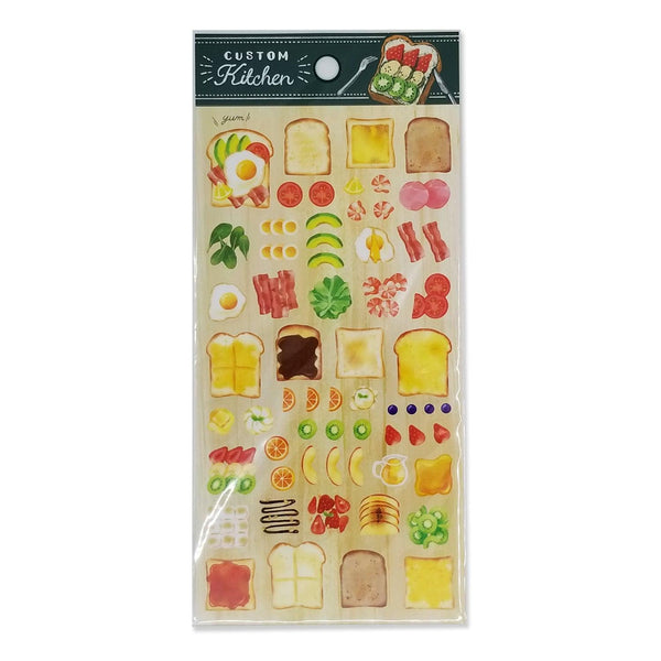 Mind Wave Sticker Sheet - Custom Kitchen Toast | papermindstationery.com | boxing, Dessert, Mind Wave, sale, Sticker Sheet