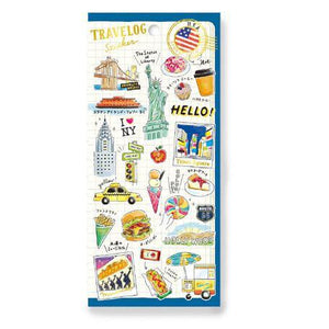 Mind Wave Sticker Sheet - Travel America | papermindstationery.com | Mind Wave, Sticker Sheet, Travel