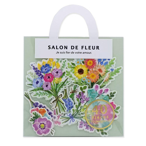 Mind Wave Washi Sticker Flakes - Salon de Fleur Flower Multi Color | papermindstationery.com | boxing, Flake Stickers, Flower, Mind Wave, sale