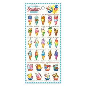 Mind Wave Sticker Sheet - Icecream | papermindstationery.com | Dessert, Mind Wave, Sticker Sheet