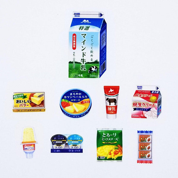 Mind Wave Sticker Flakes - Supermarket Dairy Products | papermindstationery.com | boxing, Flake Stickers, Food, Mind Wave, sale