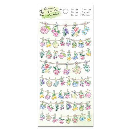 Mind Wave Sticker Sheet - Flower Land Multi Color | papermindstationery.com | Flower, Mind Wave, Sticker Sheet