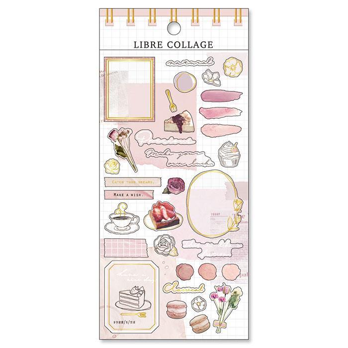 Mind Wave Sticker Sheet - Collage Girly Pink | papermindstationery.com | Dessert, Mind Wave, Sticker Sheet