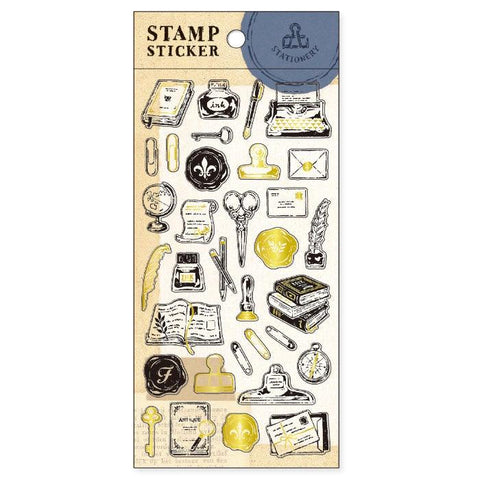 Mind Wave Sticker Sheet - Stamp Sticker Vintage Stationery | papermindstationery.com | Mind Wave, Others, Sticker Sheet