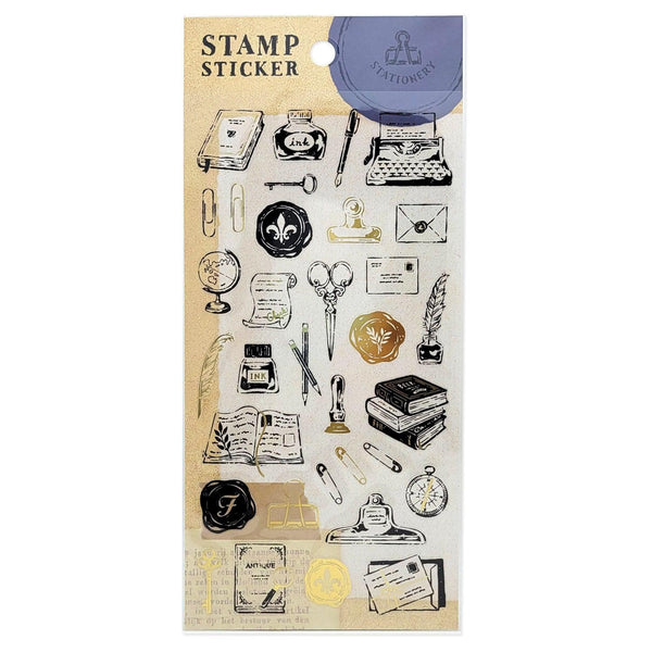 Mind Wave Sticker Sheet - Stamp Sticker Vintage Stationery | papermindstationery.com | Mind Wave, Others, Sticker Sheet