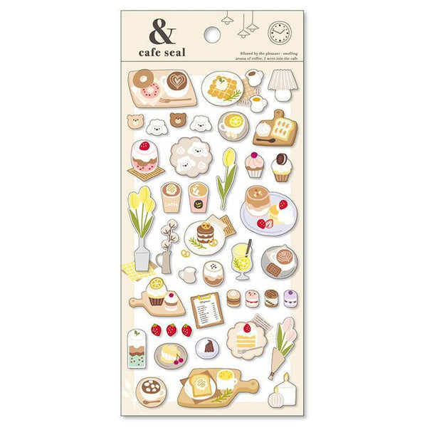 Mind Wave Sticker Sheet - Natural Café | papermindstationery.com | Dessert, Mind Wave, Sticker Sheet