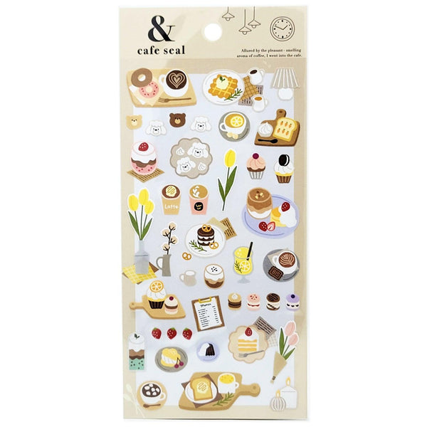 Mind Wave Sticker Sheet - Natural Café | papermindstationery.com | Dessert, Mind Wave, Sticker Sheet