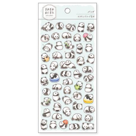 Super Cute Panda Bear - Mind Wave Sticker Sheet | papermindstationery.com