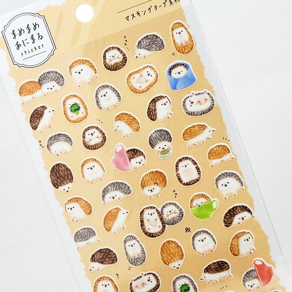 Mind Wave Sticker Sheet - Super Cute Hedgehog | papermindstationery.com | Animal, Mind Wave, Sticker Sheet