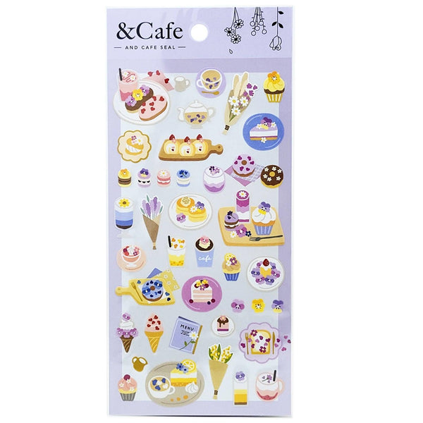 Mind Wave Sticker Sheet - Flower Café | papermindstationery.com | Cafe, Mind Wave, Sticker Sheet