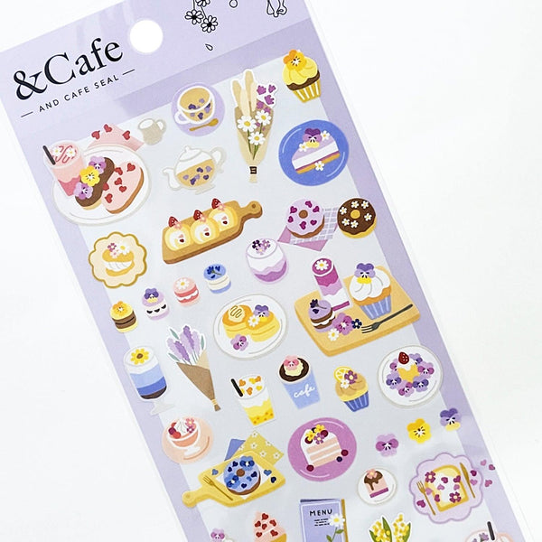 Mind Wave Sticker Sheet - Flower Café | papermindstationery.com | Cafe, Mind Wave, Sticker Sheet