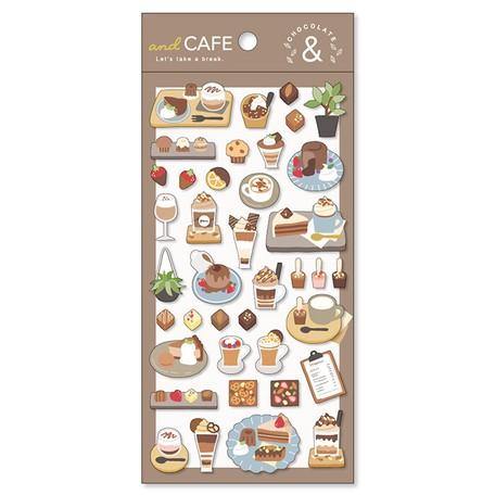 Mind Wave Sticker Sheet - Sweet Chocolate Café | papermindstationery.com | Dessert, Mind Wave, Sticker Sheet