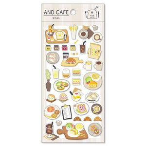 Mind Wave Sticker Sheet - Japanese Bakery Café | papermindstationery.com | Cafe, Mind Wave, Sticker Sheet