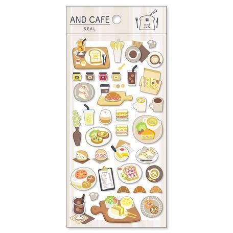 Mind Wave Sticker Sheet - Japanese Bakery Café | papermindstationery.com | Cafe, Mind Wave, Sticker Sheet