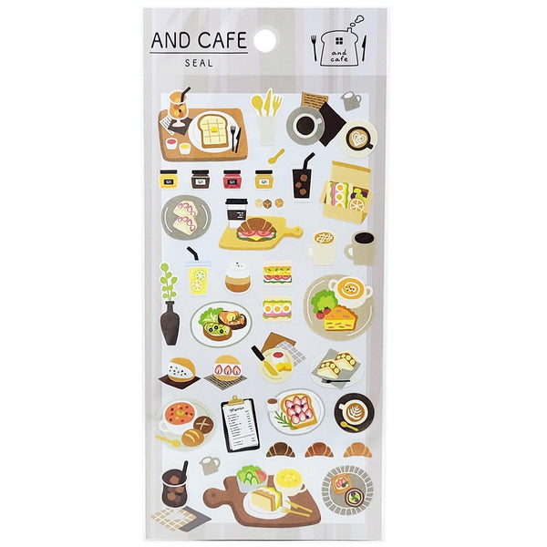 Mind Wave Sticker Sheet - Japanese Bakery Café | papermindstationery.com | Cafe, Mind Wave, Sticker Sheet