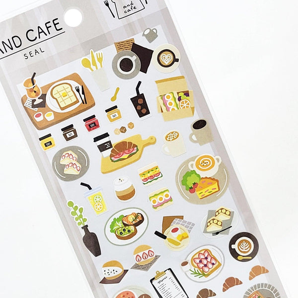 Mind Wave Sticker Sheet - Japanese Bakery Café | papermindstationery.com | Cafe, Mind Wave, Sticker Sheet