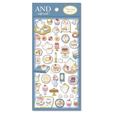 Mind Wave Sticker Sheet - Antique High Tea Café | papermindstationery.com | Cafe, Mind Wave, Sticker Sheet