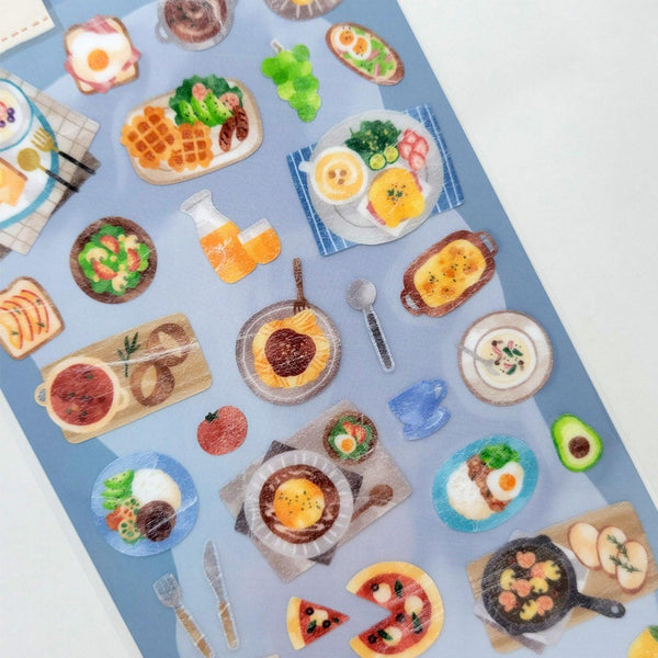 Mind Wave Sticker Sheet - Table Top Meals | papermindstationery.com | Food, Mind Wave, Sticker Sheet