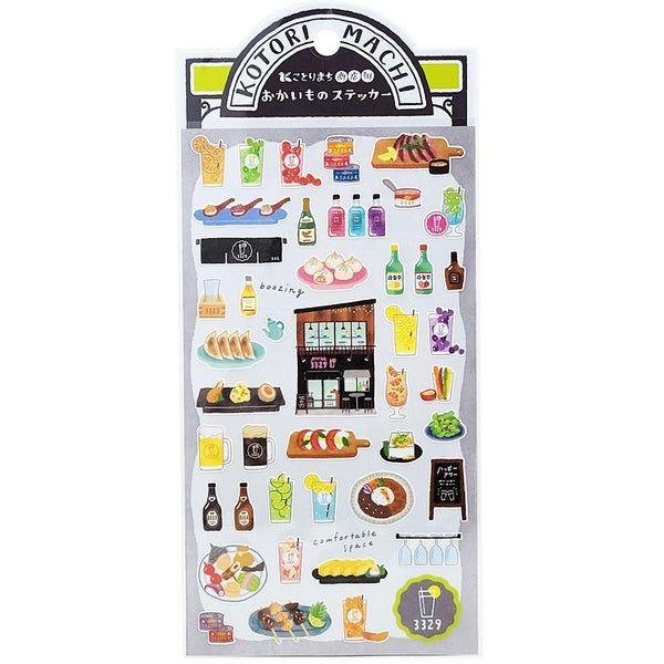 Mind Wave Sticker Sheet Kotori Machi - Lovely Drink Bar Izakaya | papermindstationery.com | Food, Mind Wave, Sticker Sheet