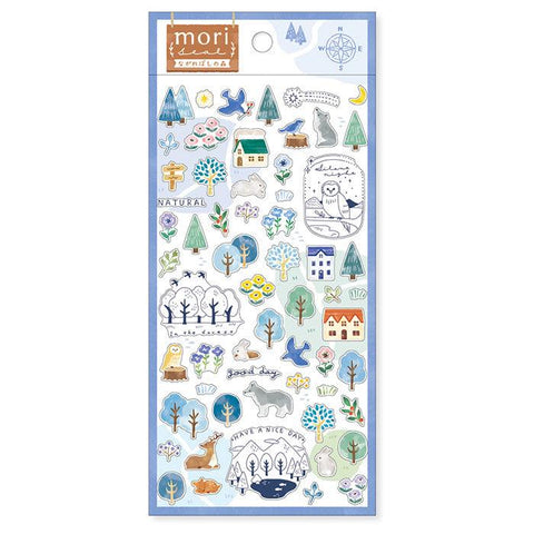 Mind Wave Sticker Sheet - Shooting Star Blue Forest | papermindstationery.com | Mind Wave, Sticker Sheet