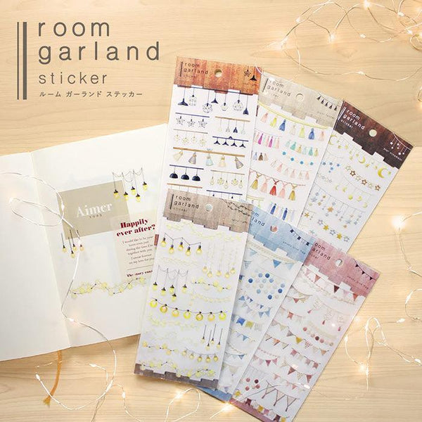 Mind Wave Sticker Sheet - Garland Sticker Smoky Pink | papermindstationery.com | boxing, Mind Wave, Others, sale, Sticker Sheet