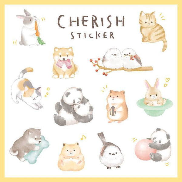 Mind Wave Sticker Sheet - Adorable Animal Rabbit | papermindstationery.com | Mind Wave, New Arrival, Sticker Sheet