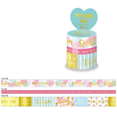 Mind Wave Washi Tape Masking Tape Set - Awesome Words | papermindstationery.com | Mind Wave, Others, sale, Washi Tape Set, Washi Tapes