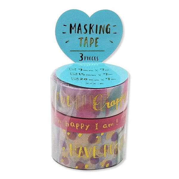 Mind Wave Washi Tape Masking Tape Set - Awesome Words | papermindstationery.com | Mind Wave, Others, sale, Washi Tape Set, Washi Tapes