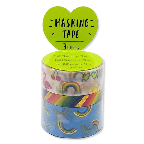 Mind Wave Washi Tape Masking Tape Set - Happy Rainbow | papermindstationery.com | Mind Wave, Others, sale, Washi Tape Set, Washi Tapes