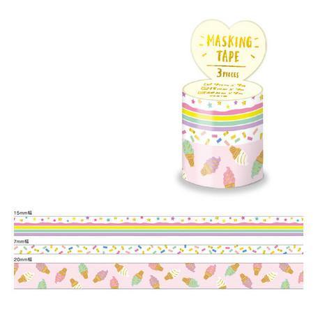 Mind Wave Washi Tape Masking Tape Set - Icecream | papermindstationery.com | Dessert, Mind Wave, sale, Washi Tape Set, Washi Tapes