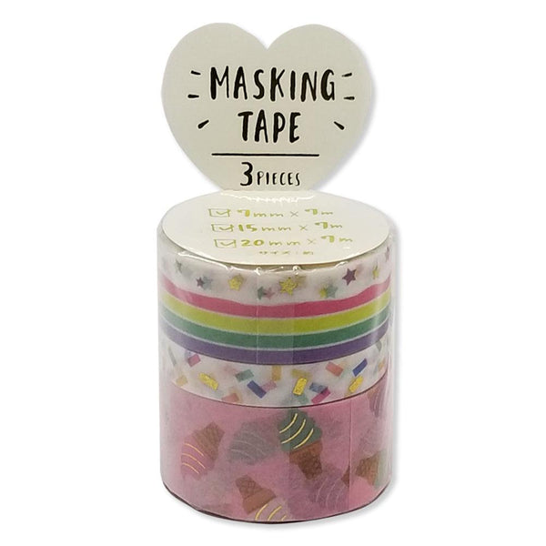 Mind Wave Washi Tape Masking Tape Set - Icecream | papermindstationery.com | Dessert, Mind Wave, sale, Washi Tape Set, Washi Tapes