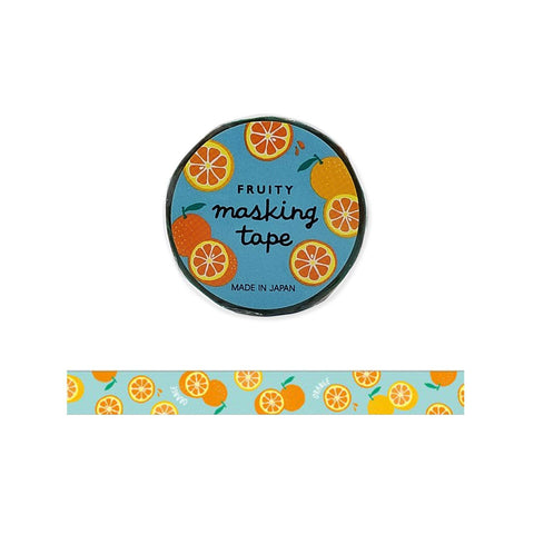 Mind Wave Washi Tape 15mm Masking Tape - Sweet Orange | papermindstationery.com | 15mm Washi Tapes, Fruit, Mind Wave, Washi Tapes