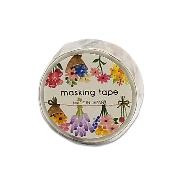 Mind Wave Washi Tape 18mm Die Cut Masking Tape - Dried Flower | papermindstationery.com | 18mm, Flower, Mind Wave, Washi Tapes