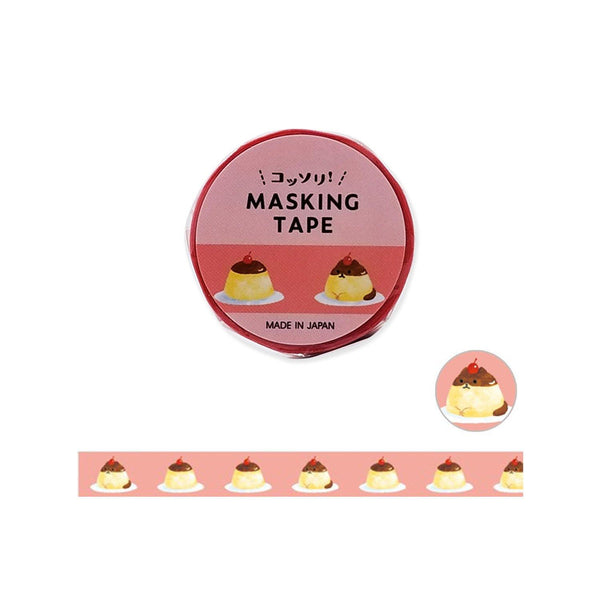 Mind Wave Washi Tape 15mm Masking Tape - Pudding | papermindstationery.com | 15mm Washi Tapes, Dessert, Mind Wave, Washi Tapes