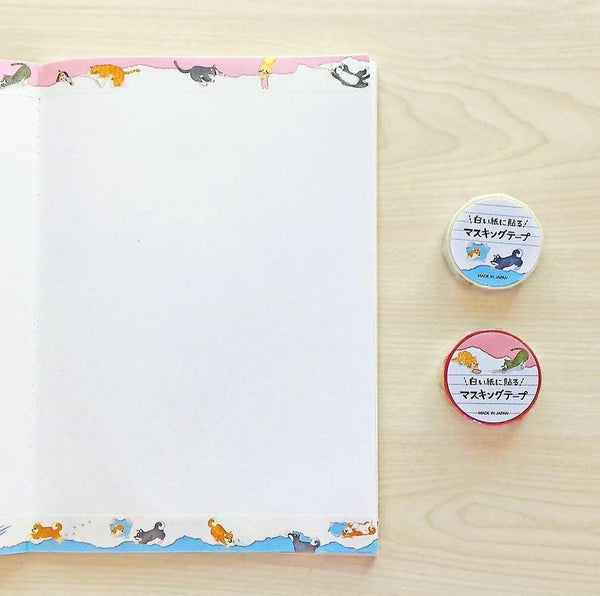 Mind Wave To Paste Washi Tape 15mm Masking Tape - Shiba Dog | papermindstationery.com | 15mm, Dog, Mind Wave, Pet, Washi Tapes