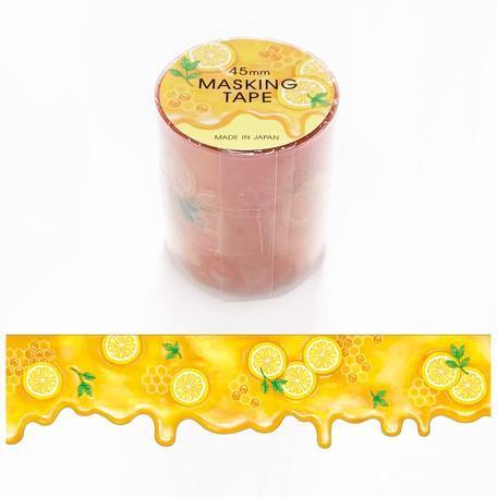 Mind Wave Washi Tape 45mm Die Cut Masking Tape - Honey & Lemon | papermindstationery.com | 45mm Washi Tapes, boxing, Dessert, Mind Wave, sale, Washi Tapes