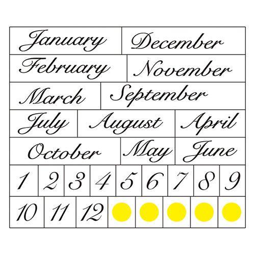 Pine Book - Washi Tape Masking Tape - Months, Days & Dates for Planner Journal | papermindstationery.com