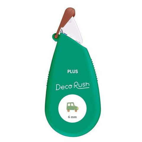 PLUS Decoration Tape Deco Rush 6mm Car | papermindstationery.com