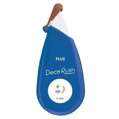 PLUS Decoration Tape Deco Rush 6mm Moon Star Cloud | papermindstationery.com | PLUS, PLUS Deco Rush, Space