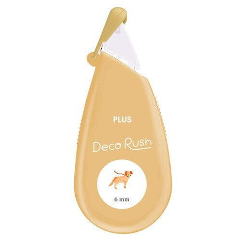 PLUS Decoration Tape Deco Rush 6mm Walking Dog | papermindstationery.com
