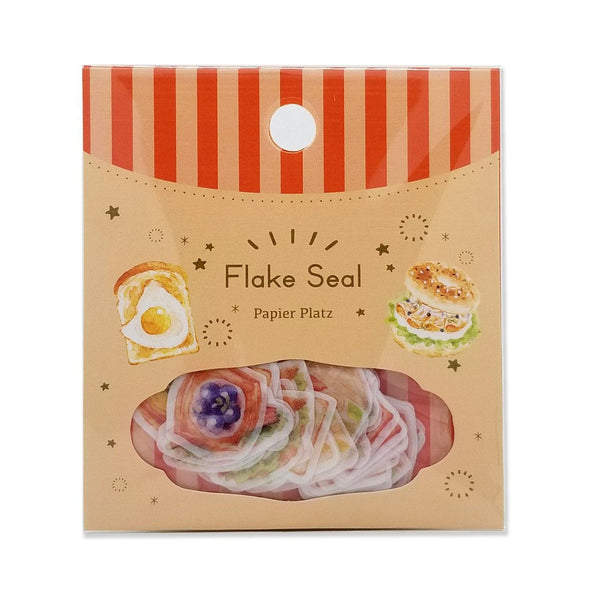 Papier Platz Flake Stickers - Café Bakery | papermindstationery.com | Dessert, Flake Stickers, Papier Platz