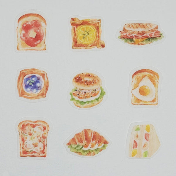 Papier Platz Flake Stickers - Café Bakery | papermindstationery.com | Dessert, Flake Stickers, Papier Platz